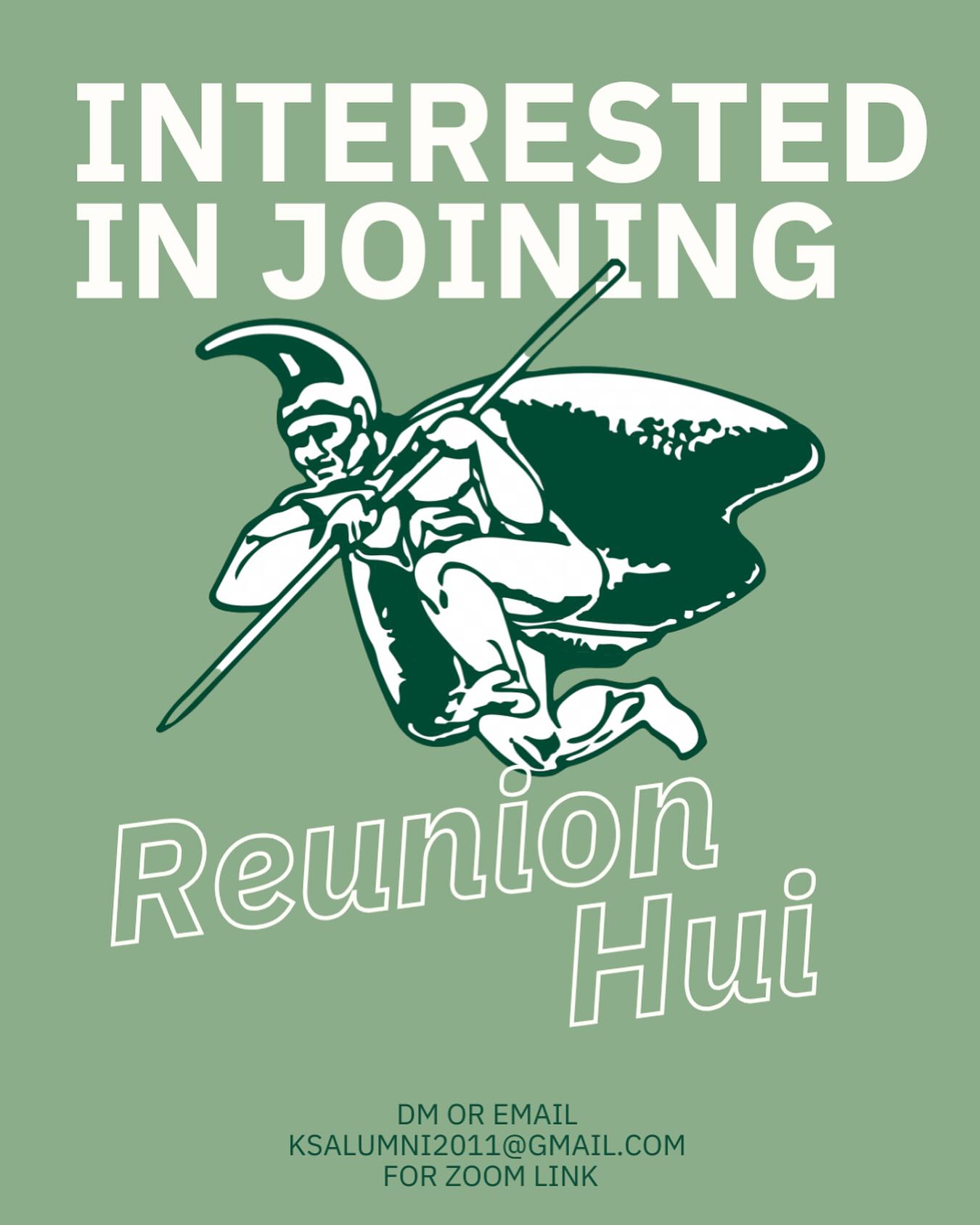 Planning for Reunion 2026